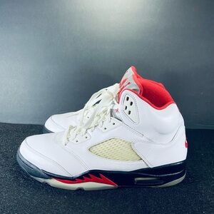 Jordan 5 retro 'fire red silver tongue' (2020)